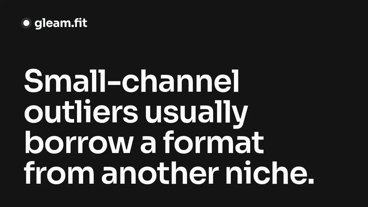 Why Small YouTube Channels Get Outlier Views