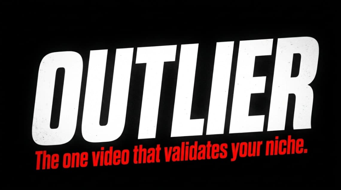 Outlier Videos: The Fastest Way to Validate a YouTube Niche