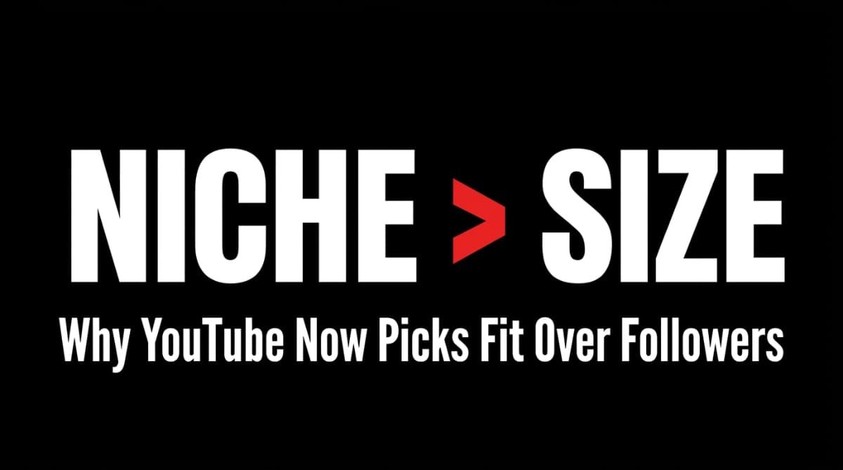 YouTube Creator Partnerships: Why Niche Beats Size