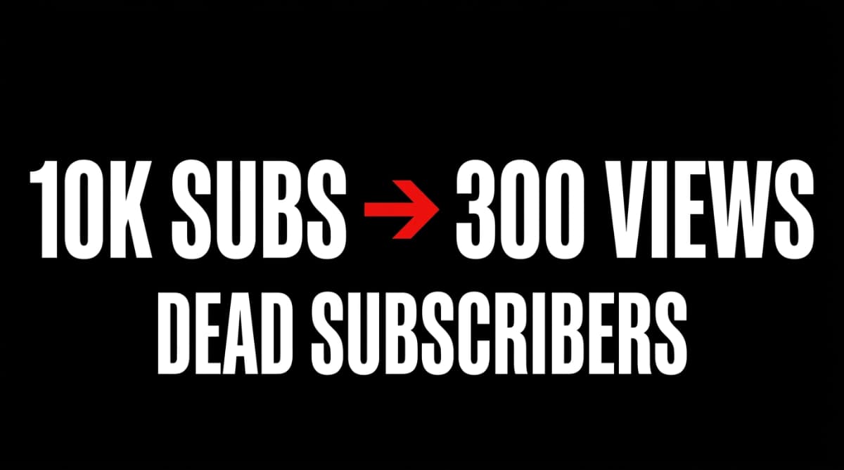 YouTube Dead Subscribers: Why More Subs Hurt Your Channel