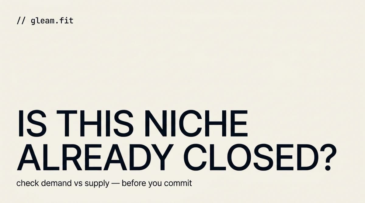 How to Check If a YouTube Niche Is Saturated